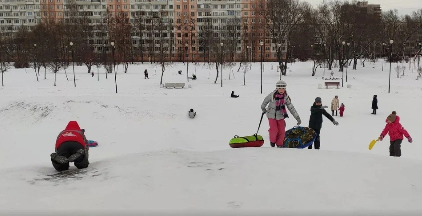 Горка в Яблоневом саду